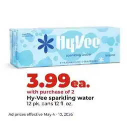 Hy-Vee Hy-Vee sparkling water offer