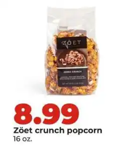 Hy-Vee Zoët crunch popcorn offer