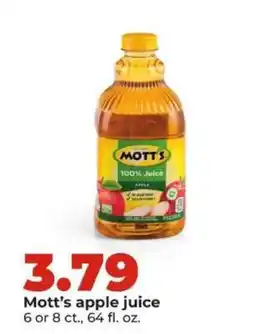 Hy-Vee Mott's Apple Juice offer