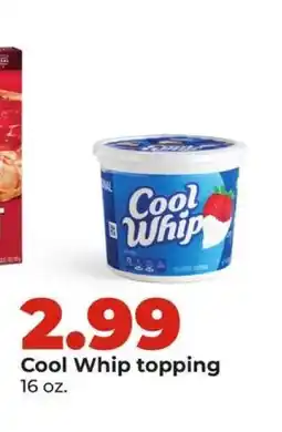 Hy-Vee Cool Whip topping offer
