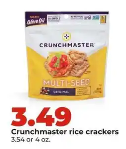 Hy-Vee Crunchmaster rice crackers offer