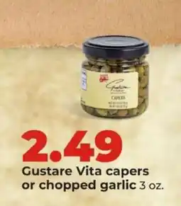 Hy-Vee Gustare Vita capers or chopped garlic offer