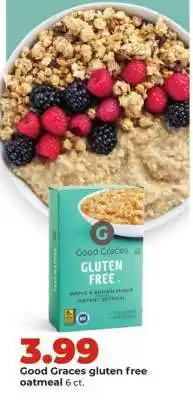 Hy-Vee Good Graces gluten free oatmeal offer