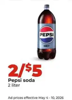 Hy-Vee Pepsi soda offer
