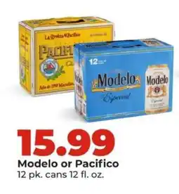 Hy-Vee Modelo or Pacifico offer