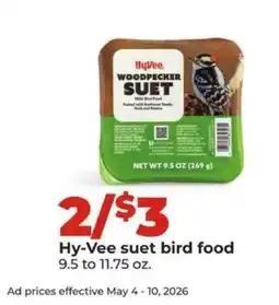 Hy-Vee Hy-Vee suet bird food offer