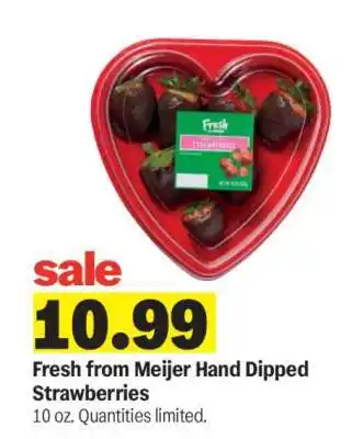 Fresh from Meijer Hand Dipped Strawberries