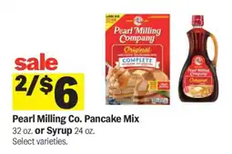 Meijer Pearl Milling Co. Pancake Mix or Syrup offer