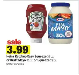 Meijer Heinz Ketchup Easy Squeeze or Kraft Mayo offer