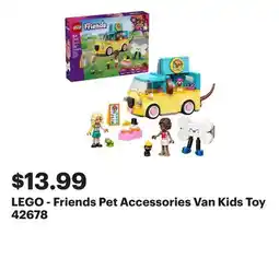 Best Buy LEGO - Friends Pet Accessories Van Kids Toy 42678 offer