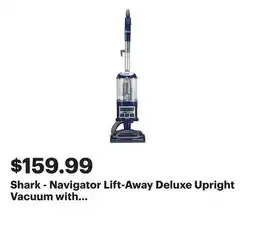 Best Buy Shark - Navigator Lift-Away Deluxe Upright Vacuum with Anti-Allergen Complete Seal - Blue offer