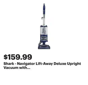 Best Buy Shark - Navigator Lift-Away Deluxe Upright Vacuum with Anti-Allergen Complete Seal - Blue offer