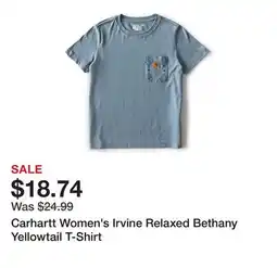 Tractor Supply Company Carhartt Women's Irvine Relaxed Bethany Yellowtail T-Shirt offer
