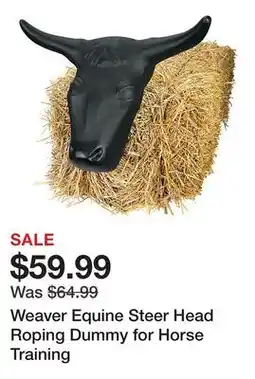 Tractor Supply Company Weaver Equine Steer Head Roping Dummy for Horse Training offer