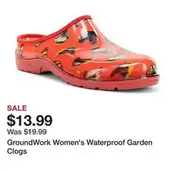 Tractor Supply Company GroundWork Women's Waterproof Garden Clogs offer