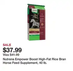 Tractor Supply Company Nutrena Empower Boost High-Fat Rice Bran Horse Feed Supplement, 40 lb offer