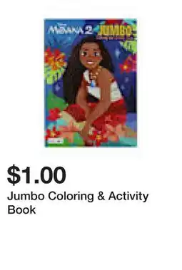 Five Below Jumbo Coloring & Activity Book offer