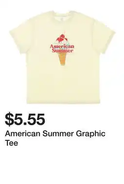 Five Below American Summer Graphic Tee offer