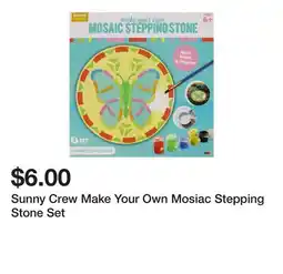 Five Below Sunny Crew Make Your Own Mosiac Stepping Stone Set offer