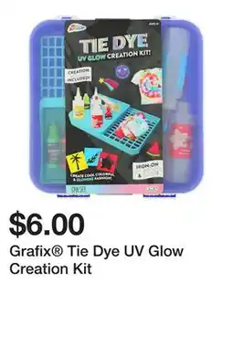 Five Below Grafix Tie Dye UV Glow Creation Kit offer
