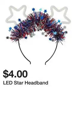Five Below LED Star Headband offer