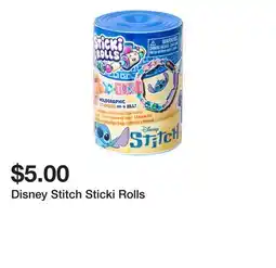 Five Below Disney Stitch Sticki Rolls offer