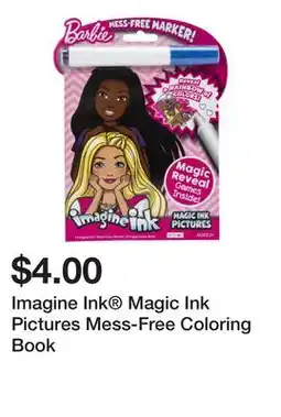 Five Below Imagine Ink Magic Ink Pictures Mess-Free Coloring Book offer