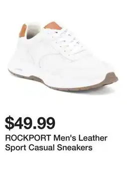 Marshalls ROCKPORT Men's Leather Sport Casual Sneakers offer