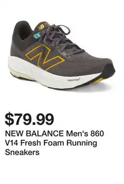 Marshalls NEW BALANCE Men's 860 V14 Fresh Foam Running Sneakers offer