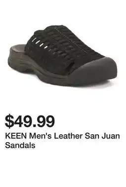 Marshalls KEEN Men's Leather San Juan Sandals offer