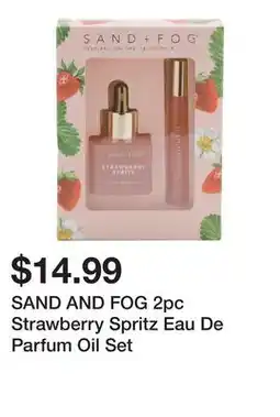 Marshalls SAND AND FOG 2pc Strawberry Spritz Eau De Parfum Oil Set offer