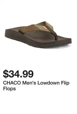 Marshalls CHACO Men's Lowdown Flip Flops offer
