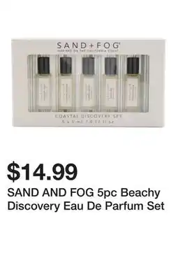 Marshalls SAND AND FOG 5pc Beachy Discovery Eau De Parfum Set offer