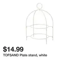 Ikea TOFSAND Plate stand, white offer