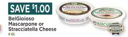 Heinen's BelGioioso Mascarpone or Stracciatella Cheese offer