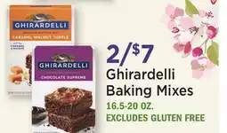 Heinen's Ghirardelli Baking Mixes offer