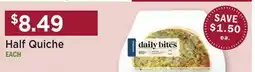 Heinen's Half Quiche offer