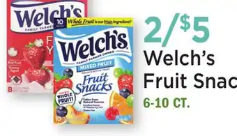 Heinen's Welch's Fruit Snacks offer