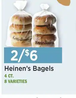 Heinen's Heinen's Bagels offer