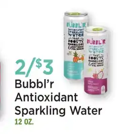 Heinen's Bubbl'r Antioxidant Sparkling Water offer