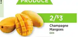 Heinen's Champagne Mangoes offer