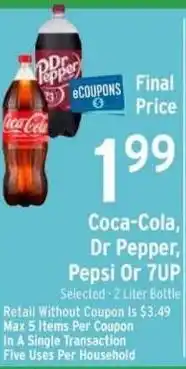 Brookshire's Coca-Cola and Dr Pepper offer