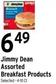 Brookshire's Jimmy Dean Assorted Breakfast Products offer