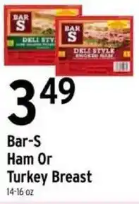 Brookshire's Bar-S Ham Or Turkey Breast offer