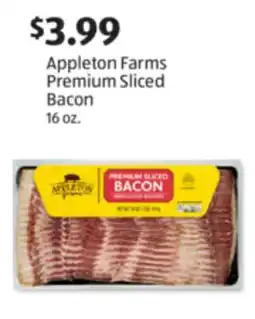 Aldi Appleton Farms Premium Sliced Bacon offer