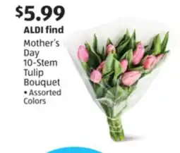 Aldi Mother's Day 10-Stem Tulip Bouquet offer
