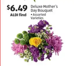 Aldi Deluxe Mother's Day Bouquet offer