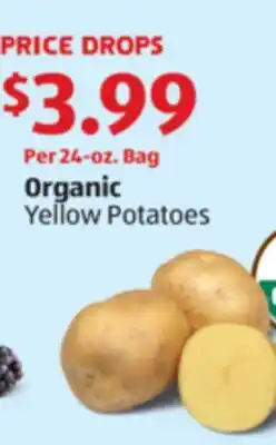 Aldi Organic Yellow Potatoes offer