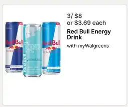 Walgreens Red Bull Energy Drink offer