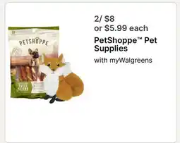 Walgreens PetShoppe Pet Supplies offer